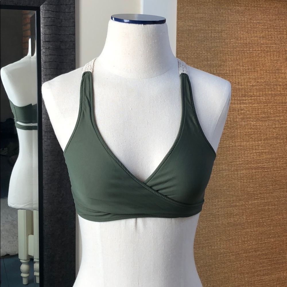 Crochet bathing suit top